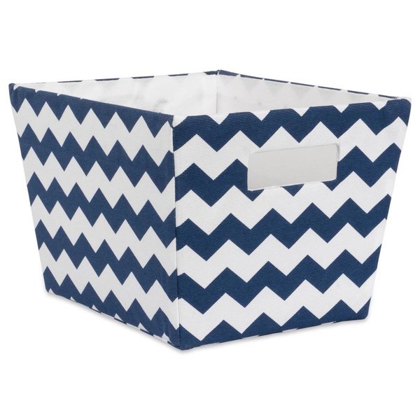 Convenience Concepts Storage Bin, Polyester, Nautical Blue HI2567941